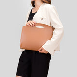 Candy Briefcase PU Leather Handbag Waterproof Laptop Bags