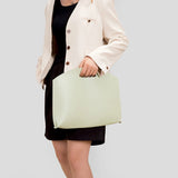 Candy Briefcase PU Leather Handbag Waterproof Laptop Bags