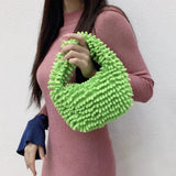 Candy Women Handbags Small Tote Bags Plush Lady Hand Bags Lovely