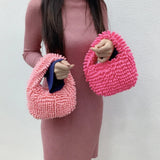 Candy Women Handbags Small Tote Bags Plush Lady Hand Bags Lovely