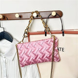 Candy Women's Chain Bag Pleated Single Shoulder Portable Diagonal
