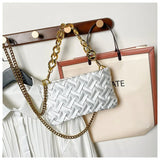 Candy Women's Chain Bag Pleated Single Shoulder Portable Diagonal