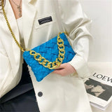 Candy Women's Chain Bag Pleated Single Shoulder Portable Diagonal