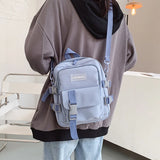 Canvas Mini Backpack Women Anti-theft School Bag Shoulder Bag Girls