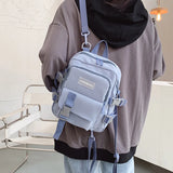 Canvas Mini Backpack Women Anti-theft School Bag Shoulder Bag Girls