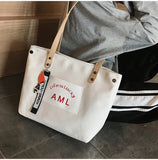 Canvas Bag Large Capacity Shopping Bags for Women Handbag Shoulder Bag