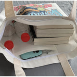 Canvas Shoulder Bag Women Ulzzang Harajuku Shopper Tote High Capacity