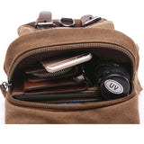 Canvas Chest Bag Vintage Men Backpack Small Shoulder Bags