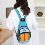 Canvas Chest Pack for Men Women Crossbody Shoulder Bags Messenger Bag Fanny Pack