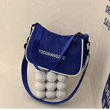 Canvas Crossbody Bags Small Shoulder Tote Bag Girl Student Handbags Purse