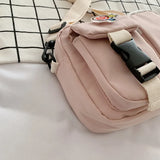 Canvas Crossbody Bag Small Shoulder Messenger Handbag Purse Flap