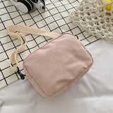 Canvas Crossbody Bag Small Shoulder Messenger Handbag Purse Flap