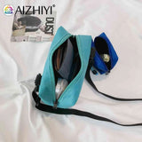 Canvas Crossbody Bags for Women Casual Small Shoulder Bag Handbag Zipper