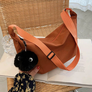 Canvas Crossbody Bags for Women Large Capacity Casual Shoulder Bag