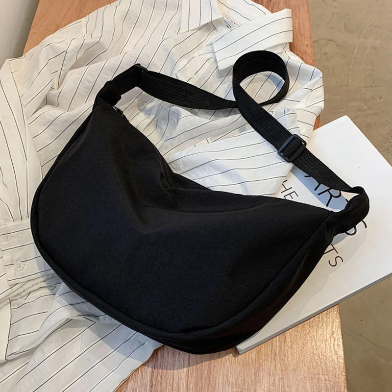 Canvas Crossbody Bags for Women Large Capacity Casual Shoulder Bag