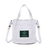 Corduroy Vintage Women's Shoulder Bag Solid Buckle Bucket Handbag
