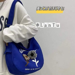 Japanese Retro Messenger Bag for Women Students