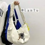 Japanese Retro Messenger Bag for Women Students