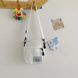 Canvas Patchwork Crossbody Shoulder Bag Women Mini Wallet Phone Bags