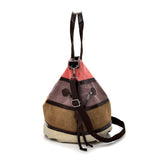 Canvas Patchwork Women Casual Tote Handbag Shoulder Bags Large Capacity