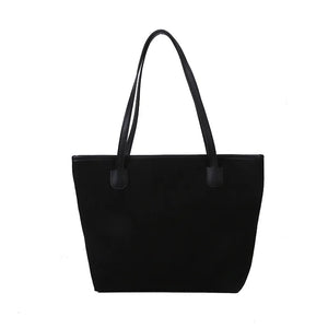 Canvas Shoulder Bag Women Large Capacity Causal Tote Bag Women Handle Handbag