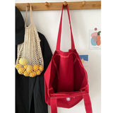 Shoulder Bag Women's Embroidered Handbag Totes Large Capacity Shopping Bag