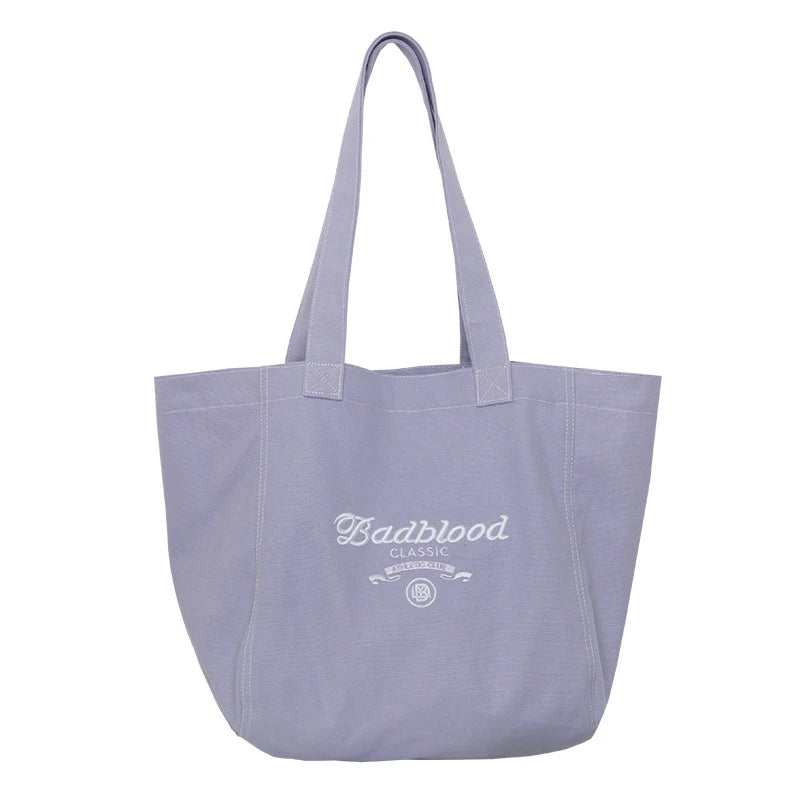 Shoulder Bag Women's Embroidered Handbag Totes Large Capacity Shopping Bag