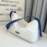 Canvas Shoulder Bag Women All-match Underarm