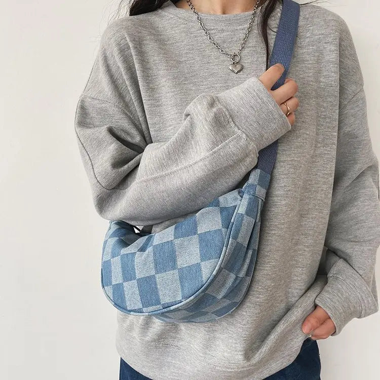 Vintage Canvas Shoulder Bag Hobo Crossbody Purse Messenger Handbag