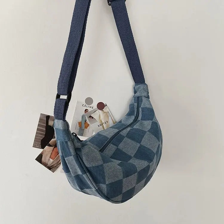 Vintage Canvas Shoulder Bag Hobo Crossbody Purse Messenger Handbag