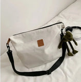 Canvas Shoulder Bags for Women Retro Casual Messenger Bag Girls