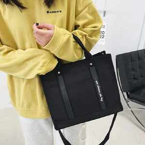 Canvas Tote Bag Women Handbags Messenger Bag Casual Large Capacity Shoulder Bags