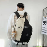 Canvas Women Backpack School Bags Large Capacity Waterproof Rucksac