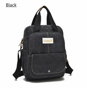 Canvas Women Backpack Large Capacity Female Travel Bag Gumuzi Casual Vintage