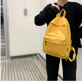 Canvas Women Backpack Large Shoulder School Bag for Girls