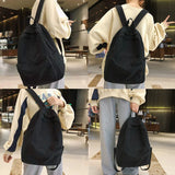 Canvas Women Backpack School Bag Shoulder Laptop Bag Travel Sports Bags