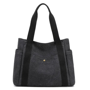 Canvas Women Bag Large Capacity Female Handbags Ladies Tote Travel Bags