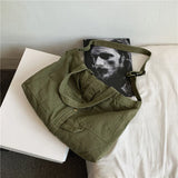 Canvas Women Bag Large Capacity Female Tote Bag Casual Shoulder Messenger Bags