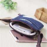 Canvas Totoro Pattern Embroidery Messenger Bag for Girls