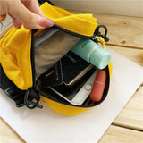 Canvas Women Small Crossbody Bag Casual Student Girls Messenger Bags
