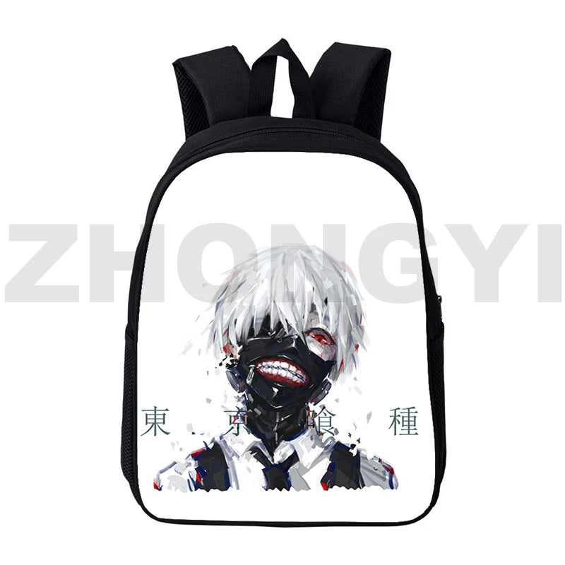Canvas Tokyo Ghoul Backpack Anime Book Bag 12/16 Inch Kids School Bags