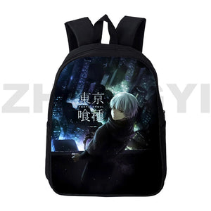Canvas Tokyo Ghoul Backpack Anime Book Bag 12/16 Inch Kids School Bags