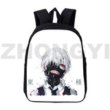 Canvas Tokyo Ghoul Backpack Anime Book Bag 12/16 Inch Kids School Bags