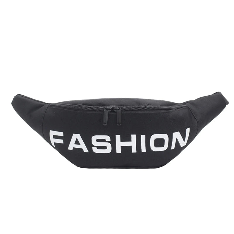 Canvas Women Waist Pack Casual Adjustable Belt Zipper Chest Bags