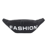 Canvas Women Waist Pack Casual Adjustable Belt Zipper Chest Bags