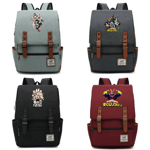 My Hero Buckle School Bag for Children - Anime Cartoon Backpack