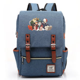 Anime My Hero Buckle School Bag Teenagers Student Schoolbags Women Men Backpack