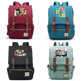 Anime My Hero Buckle School Bag Teenagers Student Schoolbags Women Men Backpack