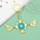 Cartoon Christmas Metal Keychain Bag Car Pendant Jewelry