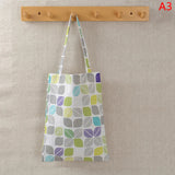 Cartoon Cotton Linen Shoulder Bags Shopping Bags Outdoor Canvas